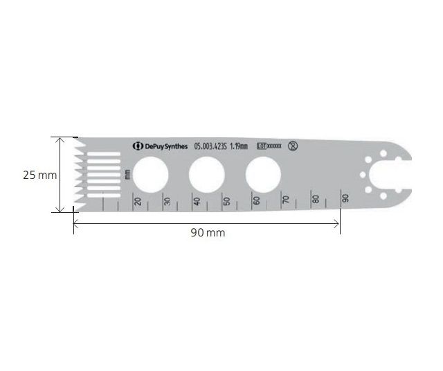 DEPUY SYNTHES Oscillilating Saw Blade 90 X 25 X 1.27MM Pack