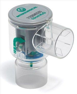 CPAP PEEP valve fixed value Preset at 10.0cm H2O - Green [Pack of 5]