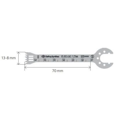 DEPUY SYNTHES Oscillilating Saw Blade 70 X138 X1.47MM [Pack of 1]
