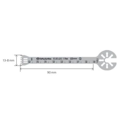 Hall Oscillilating Saw Blades 90X 138 X 1.19MM , 05.003.624S [Pack of 1]