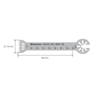 Hall Oscillilating Saw Blades 90 X 2113 X 1.19MM , 05.003.625S [Pack of 1]