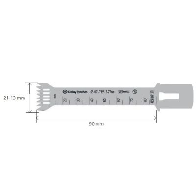 DEPUY SYNTHES  Oscillilating Saw Blades 90 X 2113 X 1.27MM , 05.003.735S [Pack of 1]