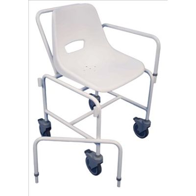 Aidapt Shower Chair Wheeled Max User Weight 30 Stone [Pack of 1]