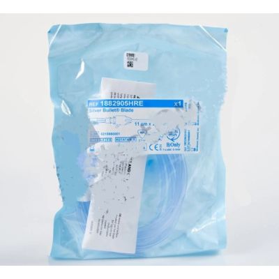 Medtronic ENT Blades & Burs 1882905Hre Blade Silver Bullet 2.9MM M4 Rotat W Irr [Pack of 1]