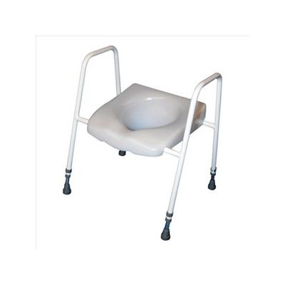 President Toilet Frame With Seat Ergonomic Raised Toilet Seat And Frame Combined [Pack of 1]