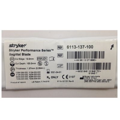 Stryker Stryker Spt Blade 6113137100 [Pack of 1]