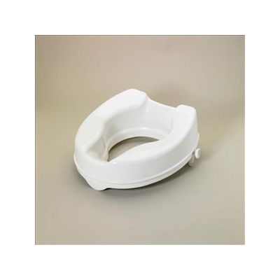 Toilet Seat Raised Toilet Seat 2inch 50mm without lid SWL 125kgs [Pack of 1]