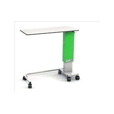 Freeway Medical Overbed Table Wheelchair/Chair Base Height Adjustable 72-110CM Green [Pack of 1]