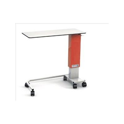 Freeway Medical Overbed Table Wheelchair/Chair Base Height Adjustable 72-110CM Red [Pack of 1]