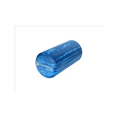Fortress Massage Roller Premium Eva Foam - Short 30CM Marble Blue [Pack of 1]