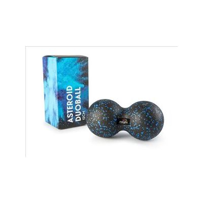 Meglio Massage Balls Muscle Roller Peanut Ball - 8CM - Black & Blue [Pack of 1]