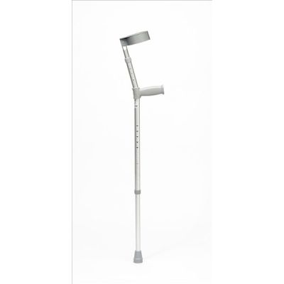 Crutch double adjustable 20-27.5cm Handle to Ground: 83-110cm SWL 160kg - Reusable [Pack of 1]
