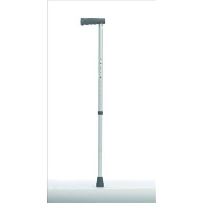 Coopers Walking Stick Straight Neck Straight Neck Painted White With Pvc Handle [Pack of 25]