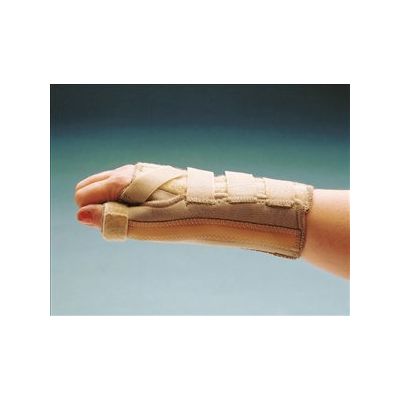 Roylan Wrist and Thumb Brace NEOPRENE - LEFT X-SMALL 11.5-13CM BEIGE [Pack of 1]