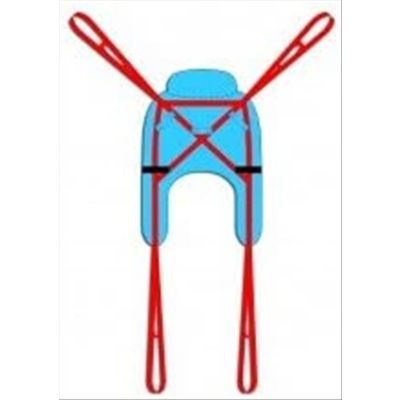 Caretech UK Loop High Back Sling Single Patient Use Small Standard [Pack of 10]