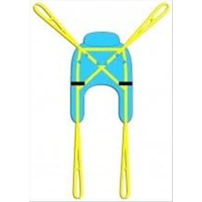 Caretech UK Loop High Back Sling Single Patient Use Medium Standard [Pack of 10]