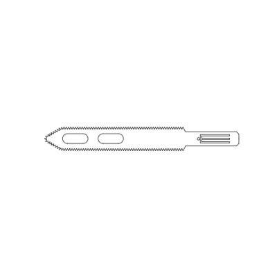 B BRAUN Recip Saw Blade 75 10 1.0 1.2MM Sterile [Pack of 1]